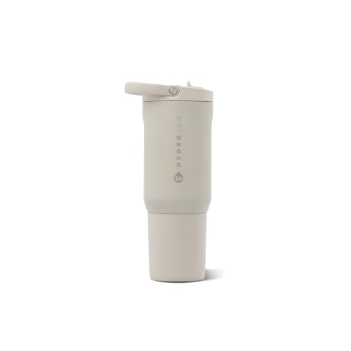 HydroJug Sport 20 oz Insulated Stainless Steel Water Bottle, Linen