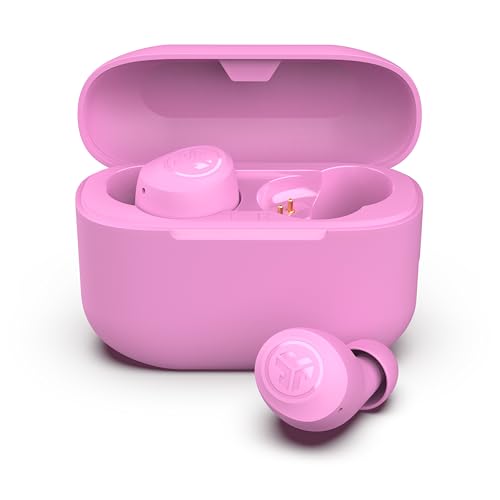 JLab Go Air Pop+ Earbuds, Dual Connect, EQ3 Sound, Pink