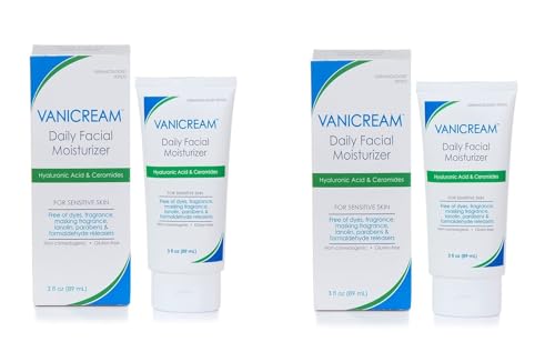 Vanicream Daily Facial Moisturizer With Ceramides and Hyaluronic Acid - Formulated Without Common Irritants for Those with Se