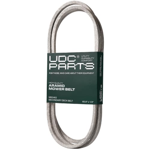 UDC Parts M82462 Secondary Deck Belt, 1/2" x 65.60", Aramid Cord