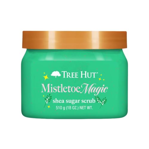 Tree Hut Mistletoe Magic Body Scrub, Exfoliating Sugar Scrub, Vegan, 18 Oz