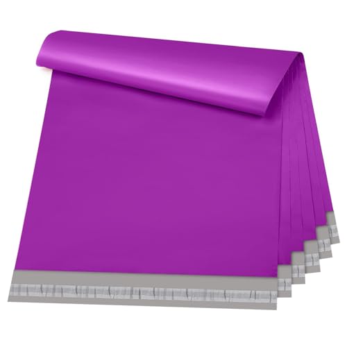 Metronic Purple Poly Mailers 14.5x19 Large Poly Mailers 100 Pack Self-Seal Shipping Bags, Packaging Bags, Shipping Envelopes,