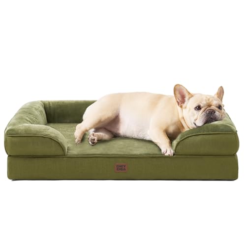 EHEYCIGA Orthopedic Dog Bed Medium Size Dog, Waterproof Washable Pet Beds