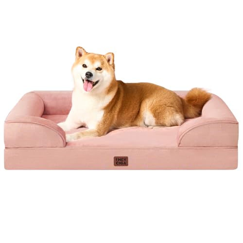 EHEYCIGA Orthopedic Dog Beds Large Sized Dog, Waterproof Washable Pet Bed
