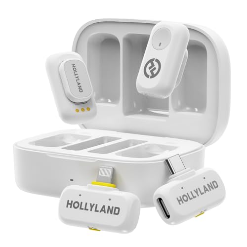 Hollyland Lark A1 Combo(2TX+2RX+Charging Case) Wireless Magnetic Microphone