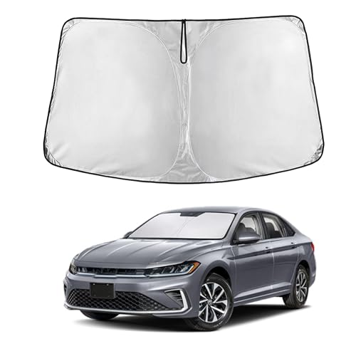 EcoNour Windshield Sunshade Compatible for Volkswagen VW Jetta 2019-2026