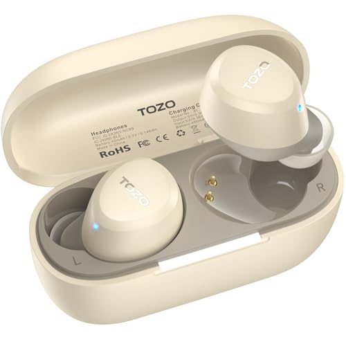 TOZO A1 Wireless Earbuds Bluetooth 5.3 Light Weight in Ear Headphones