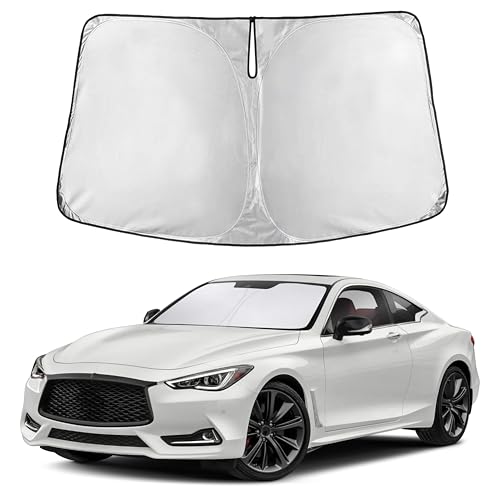 EcoNour Windshield Sunshade Compatible for Infiniti Q60 Coupe 2017-2022