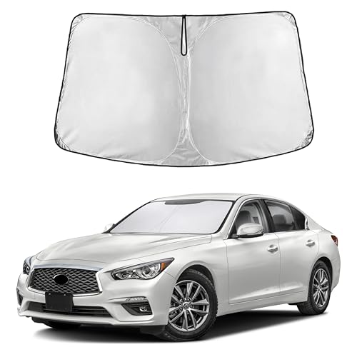 EcoNour Windshield Sunshade Compatible for Infiniti Q50 2014-2022 2023 2024