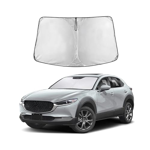 EcoNour Windshield Sun Shade Compatible for Mazda CX-30 2019–2025 2026