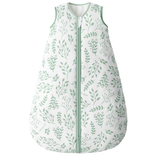 Yoofoss Baby Sleep Sack 12-18 Months Organic Cotton TOG 2.5 2-Way Zipper