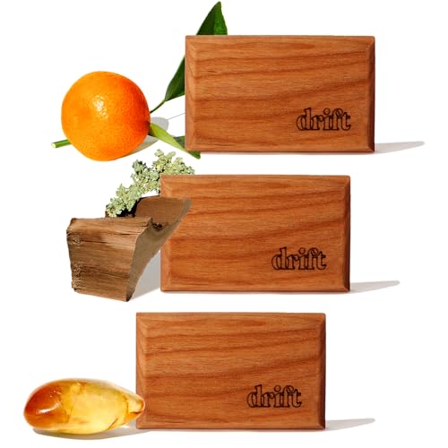 Drift Car Air Freshener - The Original Wood Air Freshener - Car Odor Eliminator - Long Lasting Scent - Essential Oils - Clean
