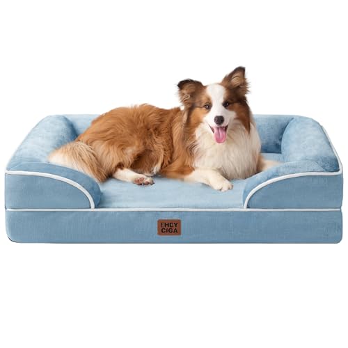 EHEYCIGA Orthopedic Dog Beds Large Sized Dog, Waterproof Washable Pet Bed