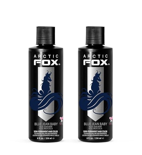 ARCTIC FOX Blue Jean Baby Hair Dye - Vegan - 8 Fl Oz (2 Pack)