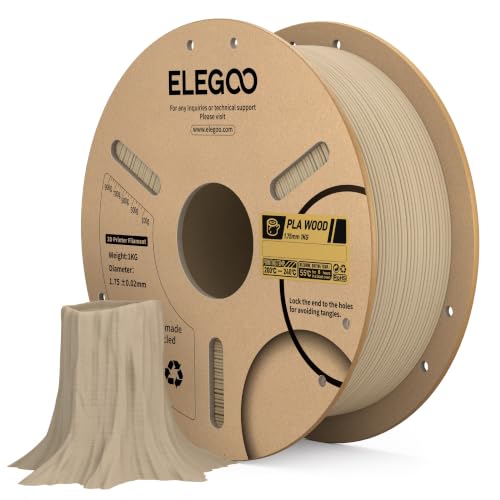 ELEGOO PLA 3D Printer Filament 1.75mm Oak Wood 1KG