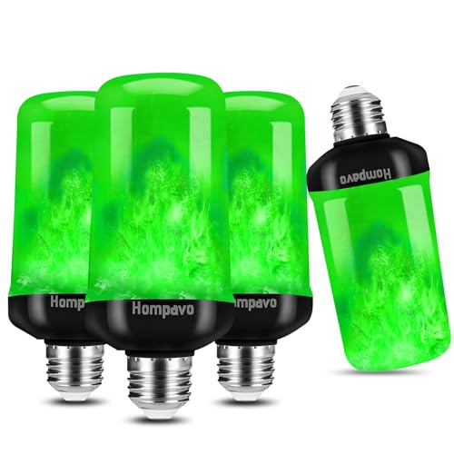 Hompavo 【Upgraded Flame Light Bulbs for Home Decor with Upside Down Effect