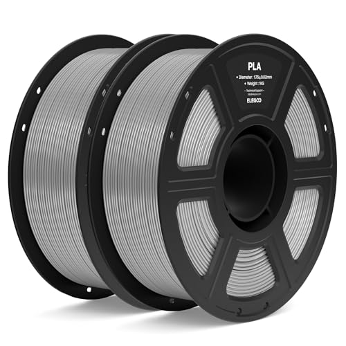 ELEGOO PLA 3D Printer Filament 1.75mm Gray 2KG