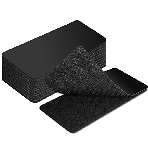 Art3d 48 Sets Hook and Loop Tape Sticky Back, 4"x2" Double-Sided Command Adhesive Strip Heavy Duty