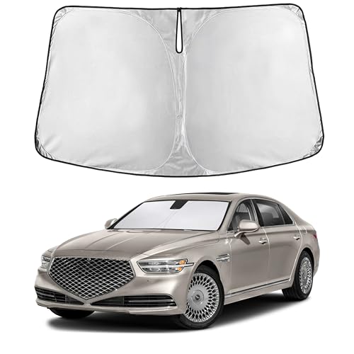 EcoNour Windshield Sunshade Compatible for Genesis G90 2017-2020 2021 2022