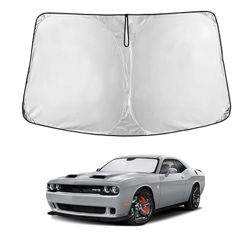 EcoNour Windshield Sunshade Compatible for Dodge Challenger 2015-2024 2025