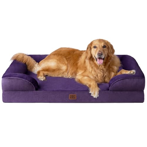 EHEYCIGA Orthopedic Dog Beds Large Sized Dog, Waterproof Washable Pet Bed