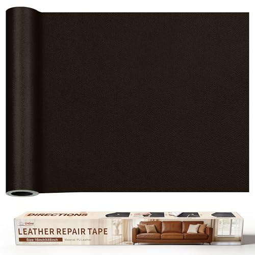 ONine Leather Repair Tape,Self Adhesive Leather Repair Patch,Leather Patches for Furniture,Sofa,Car Seats,Office Chair. Vinyl