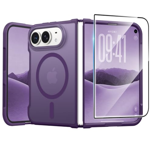 FNTCASE for iPhone Duo Case, with Screen Protector, Compatible with Magsafe