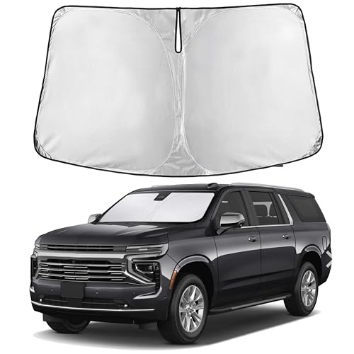 EcoNour Windshield Sunshade Compatible for Chevrolet Suburban 2021-2025