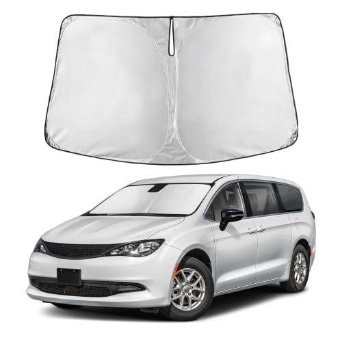 EcoNour Windshield Sunshade Compatible for Chrysler Voyager 2020–2025