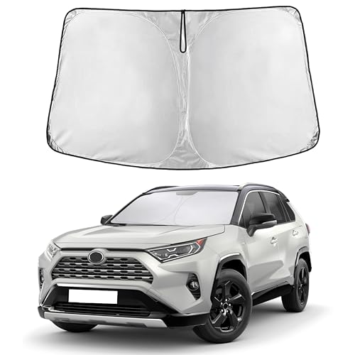 EcoNour Windshield Sunshade Compatible for Toyota RAV4 2019-2024 2025 2026