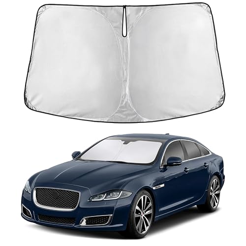 EcoNour Windshield Sunshade Compatible for Jaguar XJ 2010-2017 2018 2019