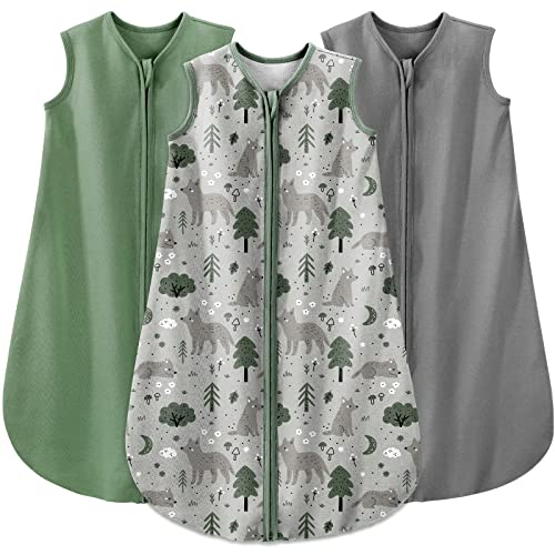Yoofoss Baby Sleep Sack 18-24 Month 0.5TOG 100% Organic Cotton 2-Way Zipper