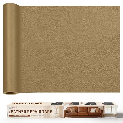 ONine Leather Repair Tape,Self Adhesive Leather Repair Patch,Leather Patches for Furniture,Sofa,Car Seats,Office Chair. Vinyl