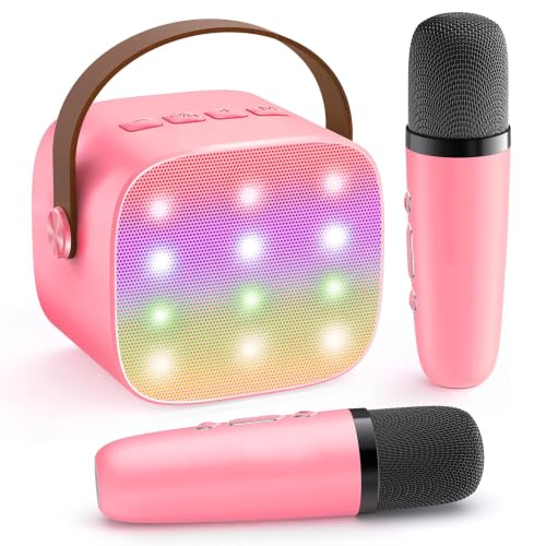 YLL Karaoke Machine for Kids, Toy Birthday Gifts for Girls Ages 4-12 Years