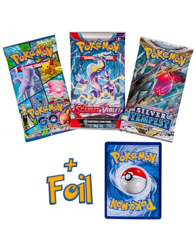 Pokemon TCG: 3 Booster Packs & 1 Random Foil | Includes 3 Blister Packs of Random Cards & 1 Individually Packed Holofoil Prom