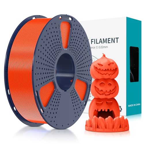 SUNLU Fluorescent PLA 3D Printer Filament, 1.75mm, Fluorescent Red
