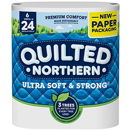 Quilted Northern Ultra Soft & Strong Toilet Paper 6 Mega Rolls