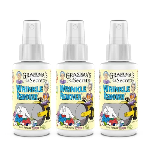 Grandma's Secret Wrinkle Remover Spray - Easily Removes Wrinkles & Odors - Wrinkle Release, Fabric Refresher Spray, Chlorine,