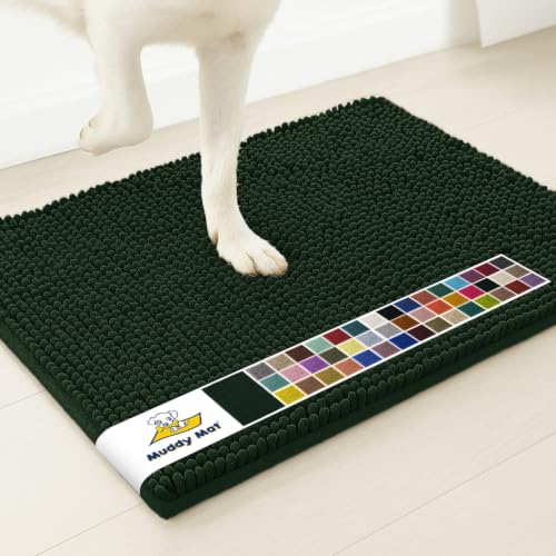 Muddy Mat® | Super Water Absorbent Door Mat Indoor, Microfiber Quick Dry Chenille Entryway Rug,Slip Resistant Front Door Mat,