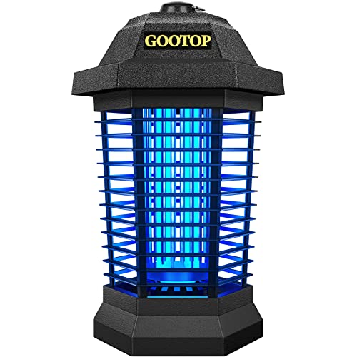 GOOTOP Bug Zapper Outdoor, Mosquito Zapper, 4200V 3 Prong Plug in Electric Fly Zapper, Mosquito Killer, Fly Traps, Flying Ins