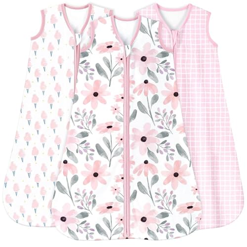 Yoofoss Baby Sleep Sack 6-12 Month 0.5TOG 100% Organic Cotton 2-Way Zipper