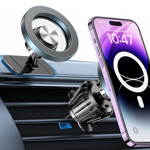 Kaistyle for Magsafe Car Mount【Strong Magnet】Magnetic Phone Holder for Car Phone Holder Mount Dash Mounted Holders Cell Phone