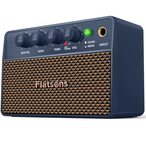 10W Mini Guitar Amp,Rechargeable Electric Guitar Amplifier