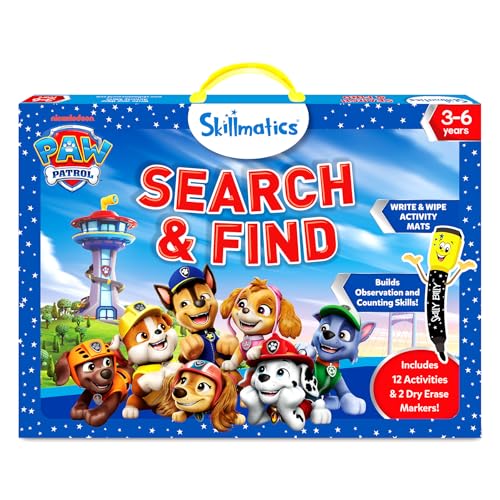 Skillmatics Search and Find – PAW Patrol, Preschool Activity, Gift for Kids
