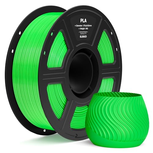ELEGOO PLA 3D Printer Filament 1.75mm Neon Green 1KG