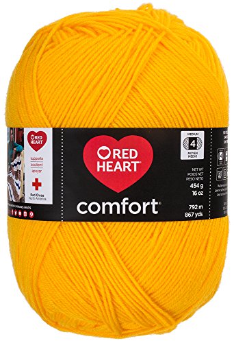 Red Heart Comfort Yarn, Bright Yellow