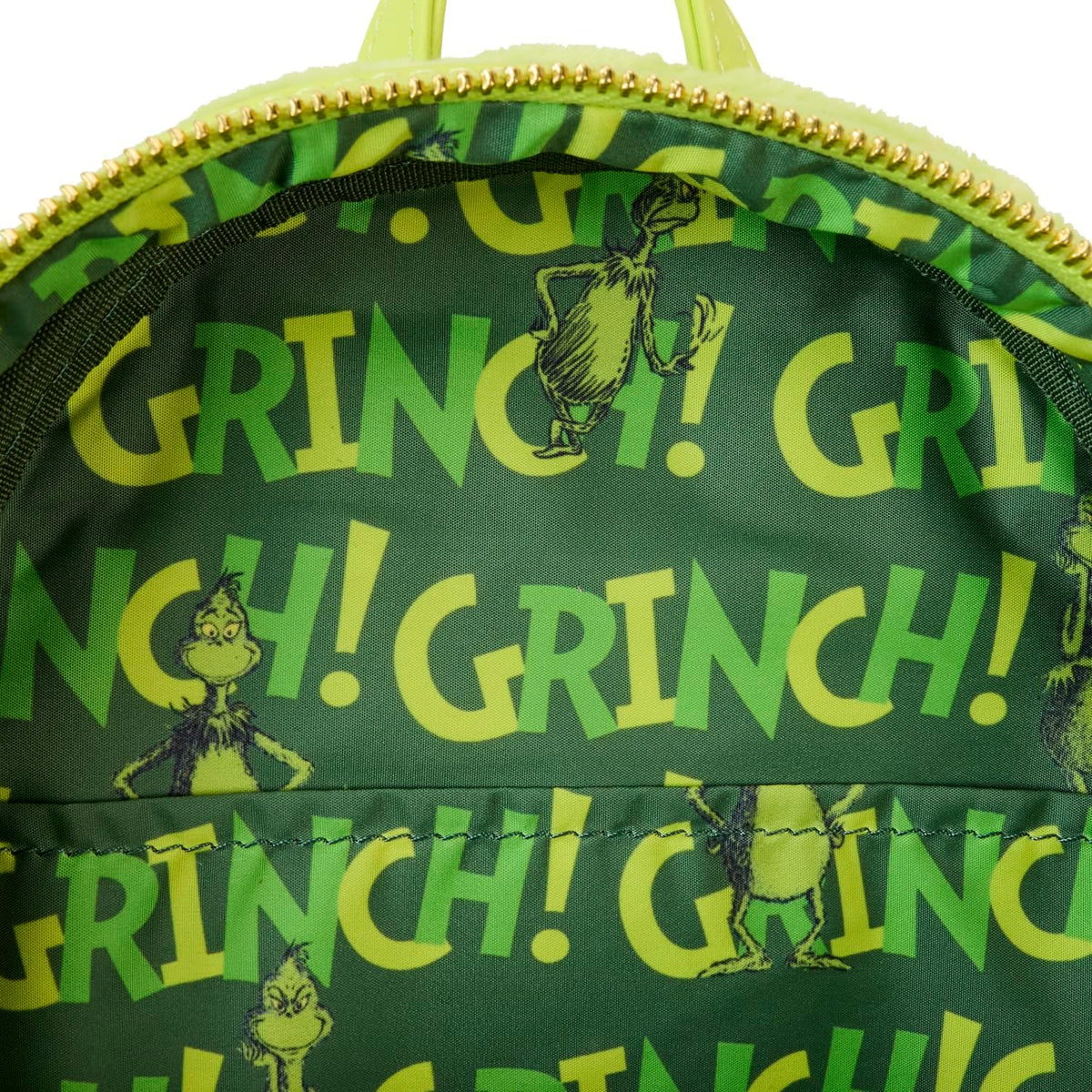 Loungefly Dr. Seuss Grinch Plush Light-Up Cosplay Mini Backpack