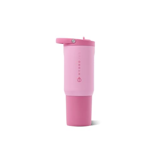 HydroJug Sport 20 oz Insulated Stainless Steel Water Bottle, Petal