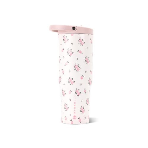 HydroJug Sport 32 oz Insulated Stainless Steel Water Bottle, Wildrose