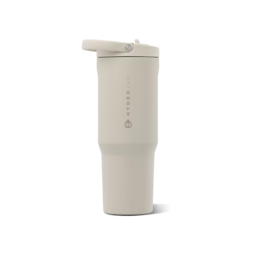 HydroJug Sport 40 oz Insulated Stainless Steel Water Bottle, Linen